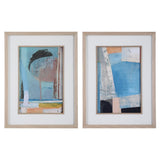 Brilliant Clouds Abstract Prints - Set Of 2 | Uttermost | Home Elegance USA