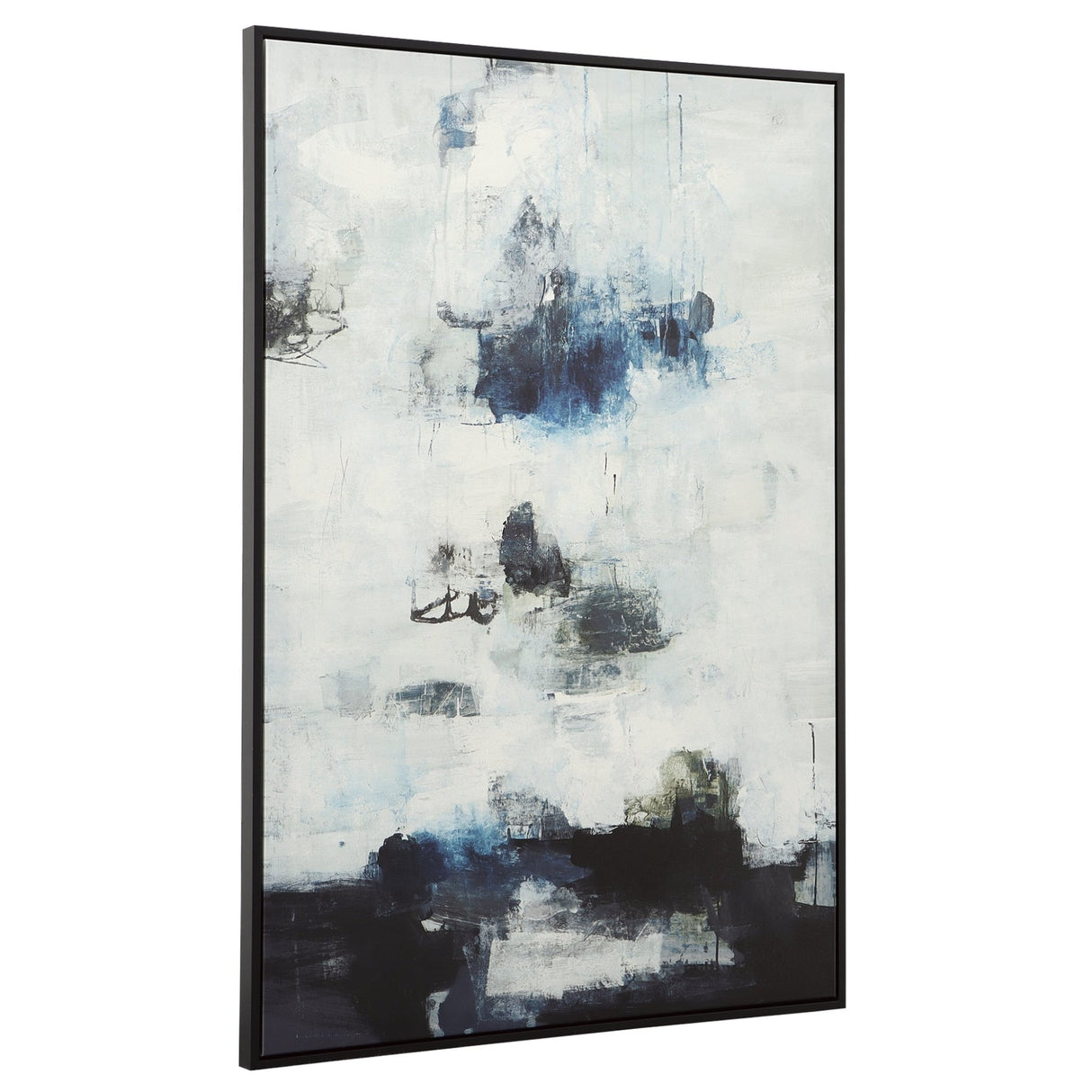 Black And Blue Framed Abstract Art | Uttermost - UM - 32306 - Home Elegance USA - 3