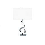 Abstract Chrome Table Lamp // 1 Light | Finesse - FN - 906 - Home Elegance USA - 1