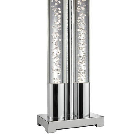 Acrylic Table Lamp // Chrome | Finesse - FN - 943 - Home Elegance USA - 4