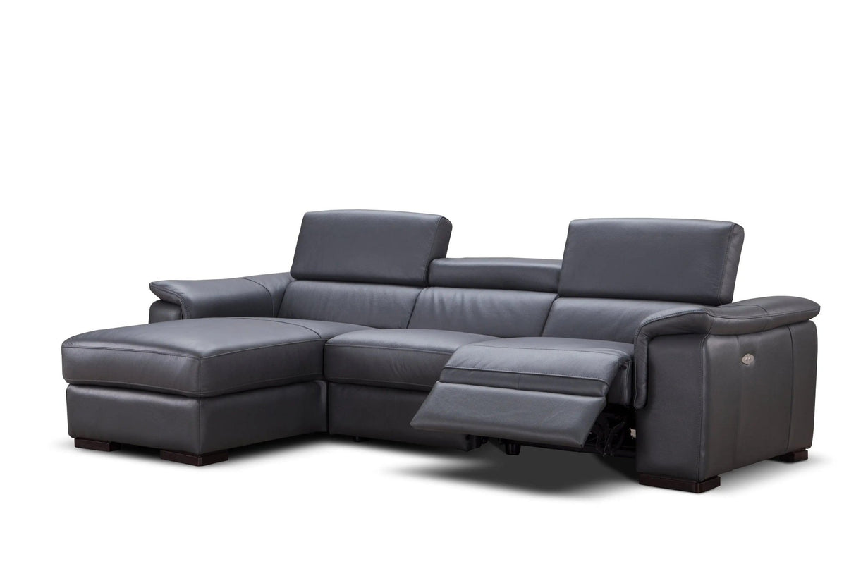 Allegra Premium Leather Sectional | J&M | Home Elegance USA