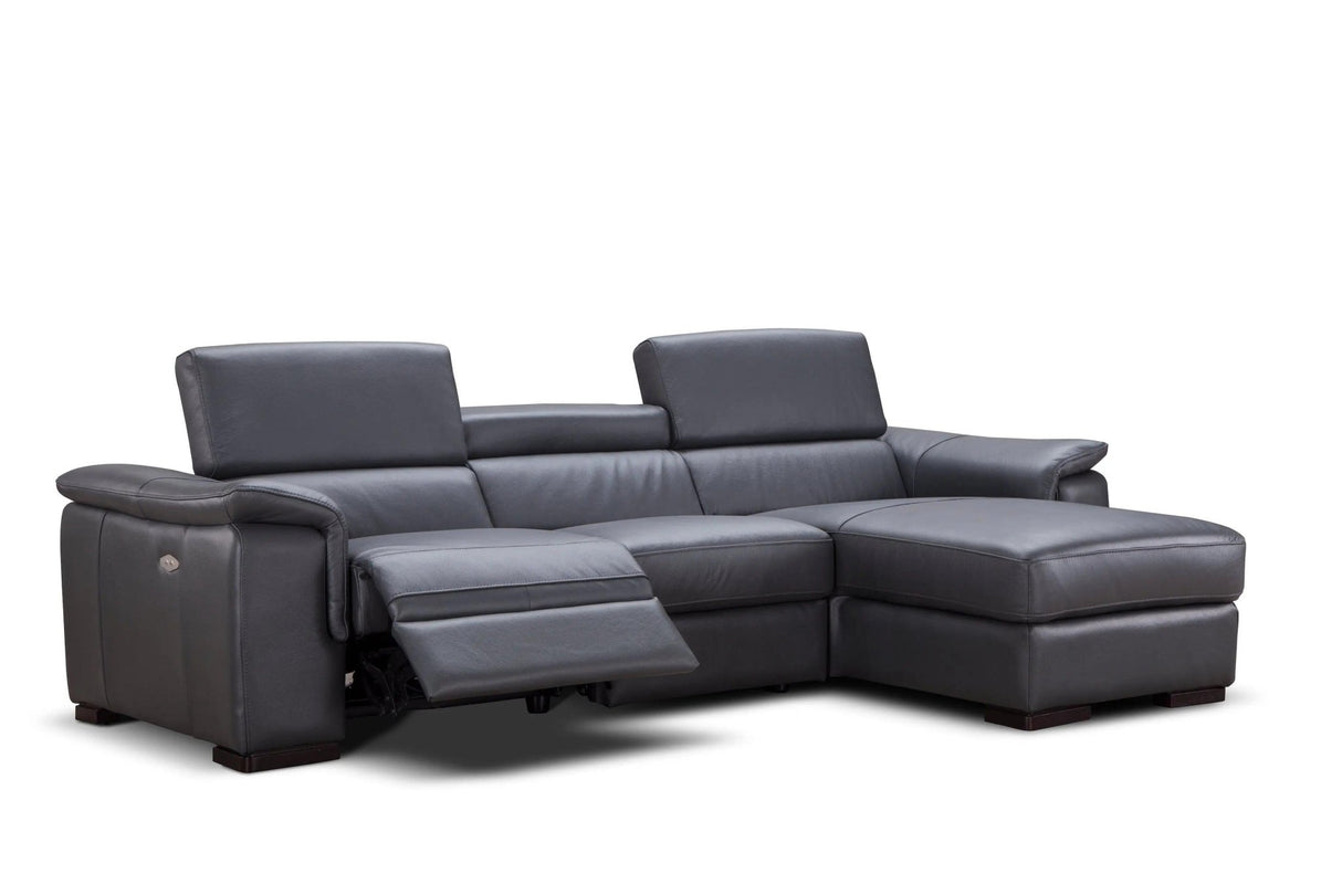 Allegra Premium Leather Sectional | J&M - 18205 - R - Home Elegance USA - 2