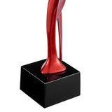 Allegra 29"H Sculpture // Metallic Red | Finesse - C1119S - MR - Home Elegance USA - 4