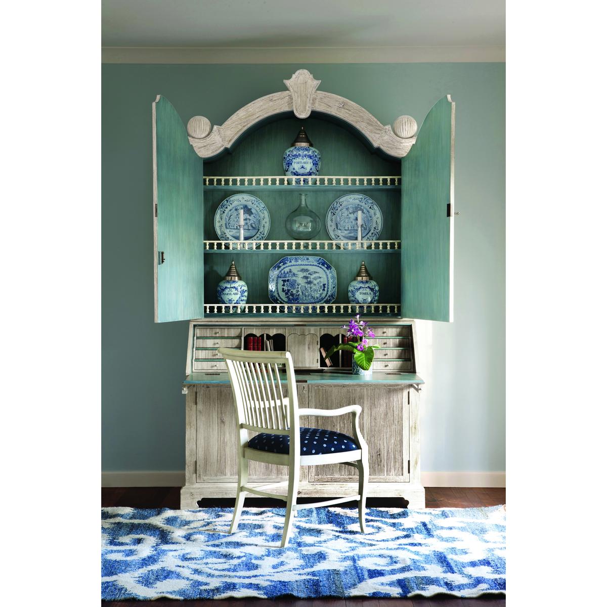 Alnwick Bureau in Washed Acacia Finish | Jonathan Charles Fine Furniture