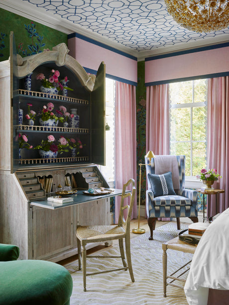 Alnwick Bureau in Washed Acacia Finish | Jonathan Charles Fine Furniture