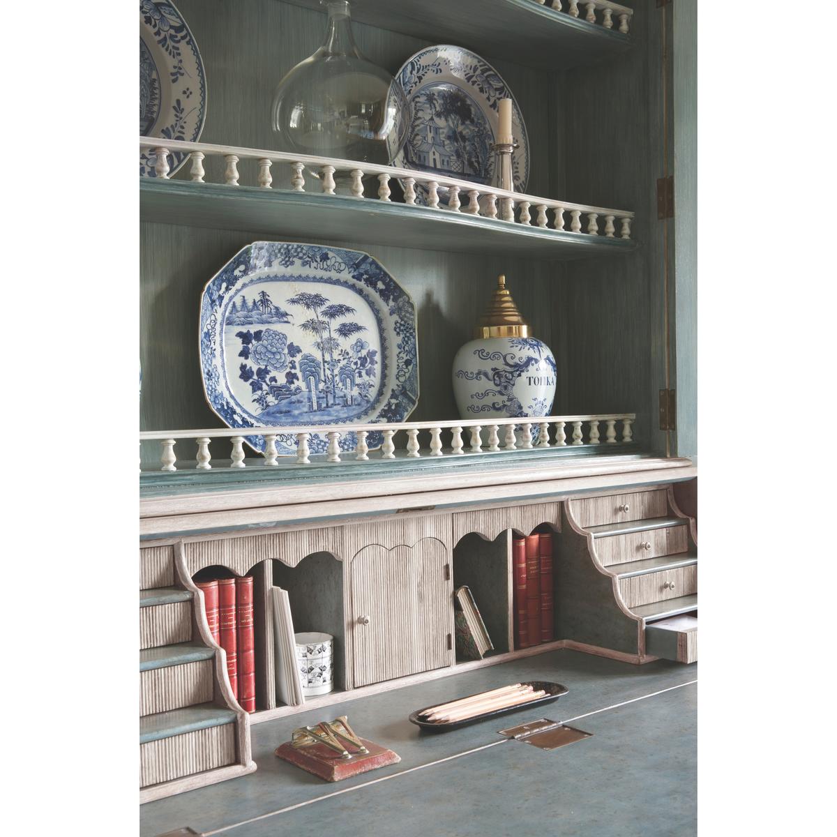 Alnwick Bureau in Washed Acacia Finish | Jonathan Charles Fine Furniture