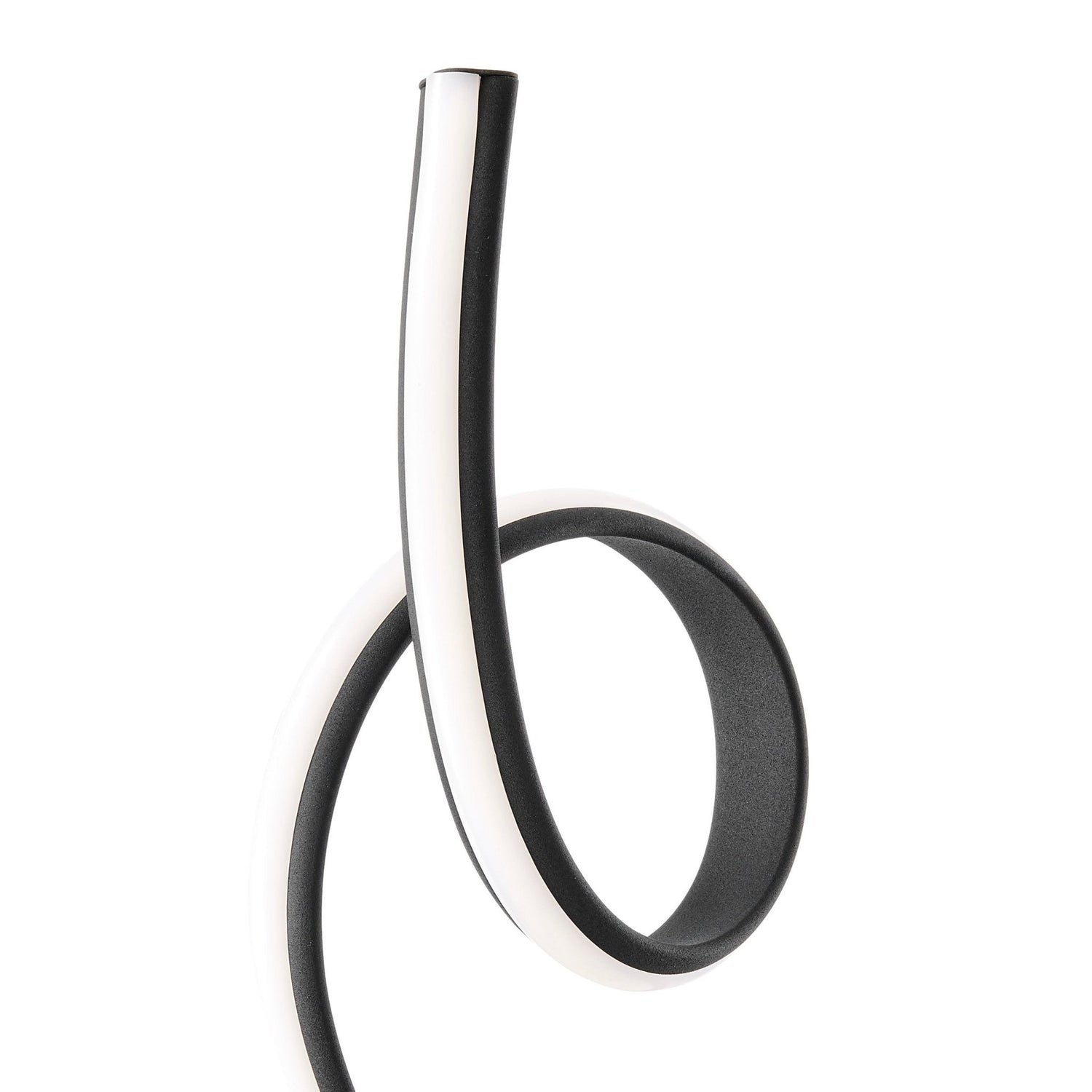 Amsterdam Black Table Lamp // Led Strip & Touch Dimmer | Finesse | Home Elegance USA