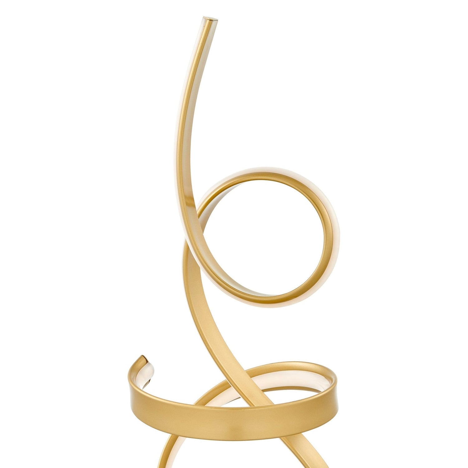 Amsterdam Gold Table Lamp // Led Strip & Touch Dimmer | Finesse | Home Elegance USA