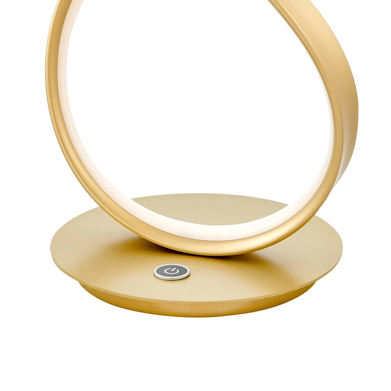 Amsterdam Gold Table Lamp // Led Strip & Touch Dimmer | Finesse | Home Elegance USA