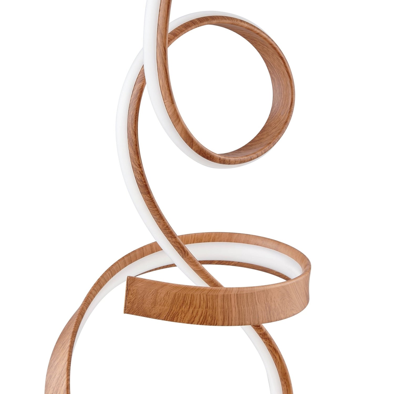 Amsterdam Light Wood Table Lamp // Led Strip & Touch Dimmer | Finesse | Home Elegance USA