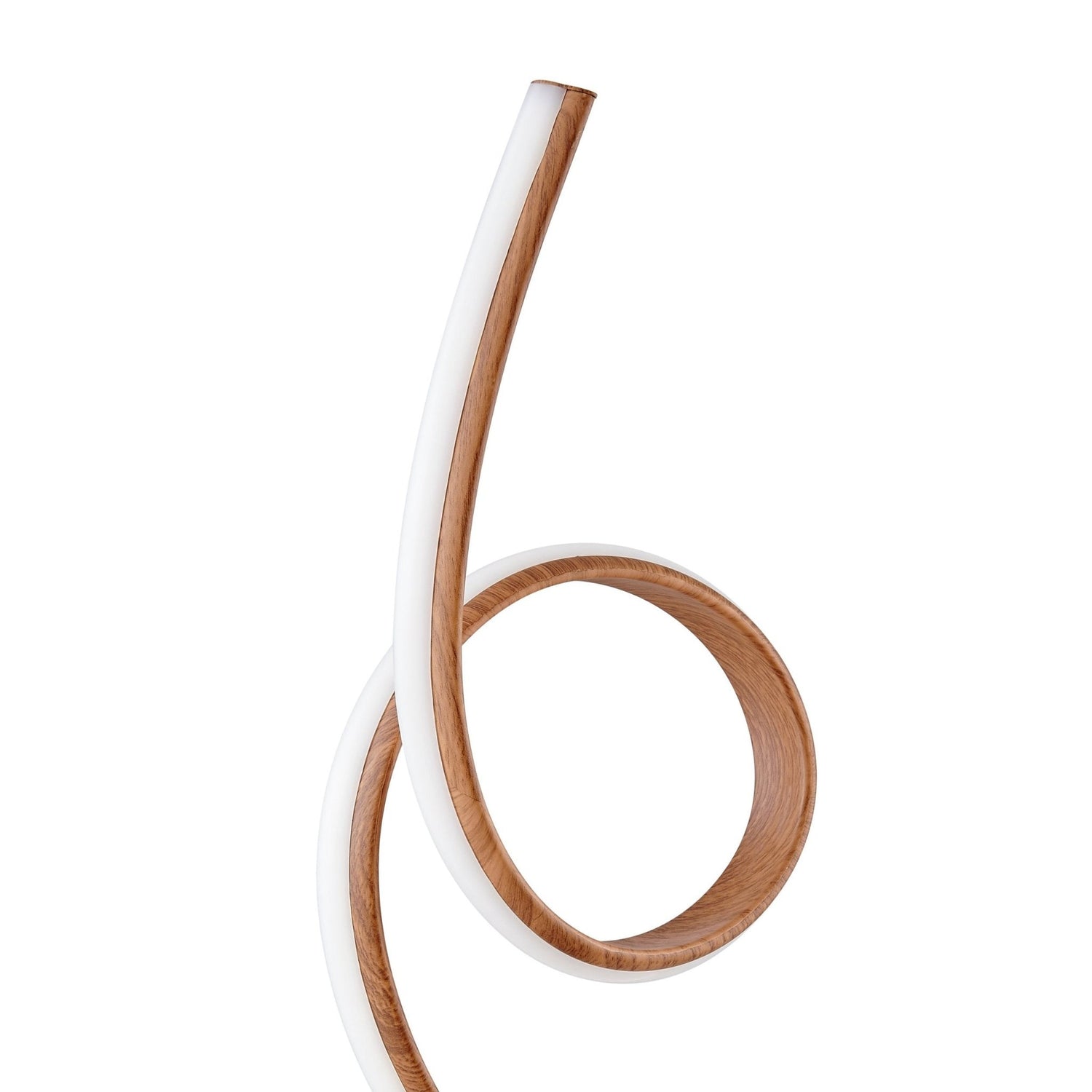 Amsterdam Light Wood Table Lamp // Led Strip & Touch Dimmer | Finesse | Home Elegance USA