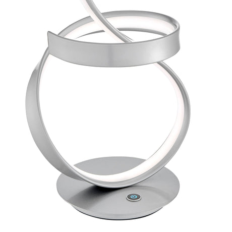 Amsterdam Silver Table Lamp // Led Strip & Touch Dimmer | Finesse