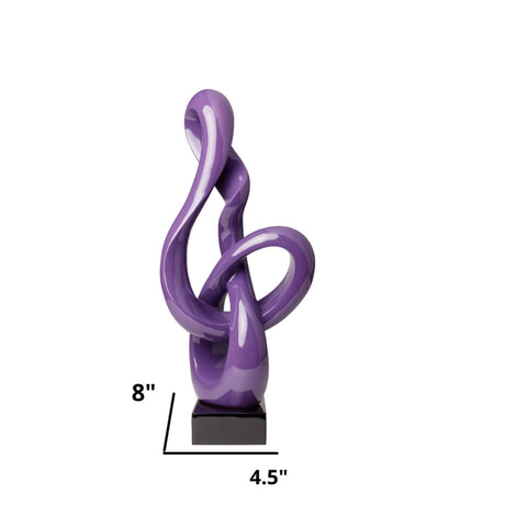 Antilia Abstract Sculpture // Small Violet | Finesse - SM - 774 - V - Home Elegance USA - 8