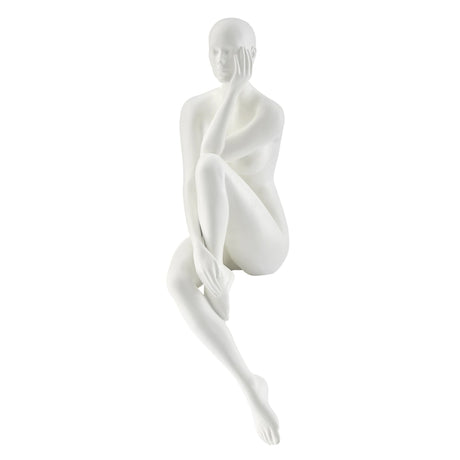 Antoinette Doll Sculpture // Matte White | Finesse - C - 7025 - MW - Home Elegance USA - 1