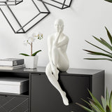 Antoinette Doll Sculpture // Matte White | Finesse - C - 7025 - MW - Home Elegance USA - 2