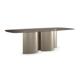 Aphelion 4 Glass Dining Table 110 Inch | Caracole Classic