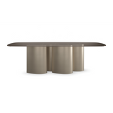 Aphelion 4 Glass Dining Table 110 Inch | Caracole Classic