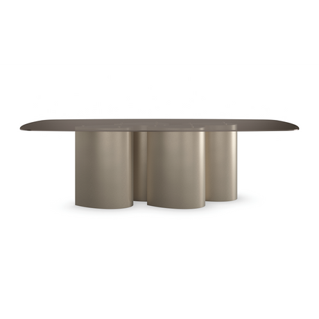 Aphelion 4 Glass Dining Table 110 Inch | Caracole Classic