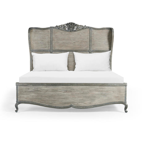 Arlingham King Shelter Bed Chipped Blue Oak | Jonathan Charles Fine Furniture