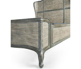 Arlingham King Shelter Bed Chipped Blue Oak | Jonathan Charles Fine Furniture