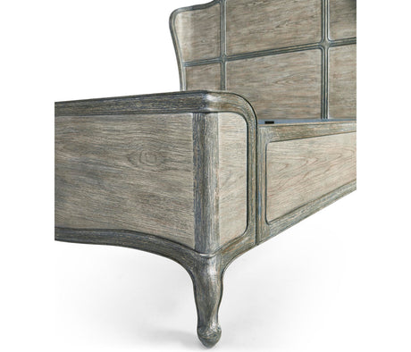 Arlingham King Shelter Bed Chipped Blue Oak | Jonathan Charles Fine Furniture