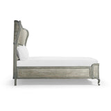Arlingham King Shelter Bed Chipped Blue Oak | Jonathan Charles Fine Furniture
