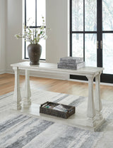 Ashley Antique White Arlendyne Sofa Table - Home Elegance USA