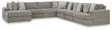 Ashley Ash Avaliyah 58103S9 7 - Piece Sectional with Chaise - Chenille | Home Elegance USA