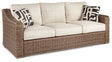 Ashley Beige Beachcroft Sofa with Cushion | Home Elegance USA