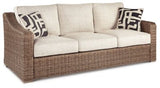 Ashley Beige Beachcroft Sofa with Cushion | Home Elegance USA