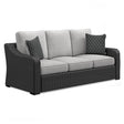 Ashley Black/Light Gray Beachcroft Sofa with Cushion | Home Elegance USA