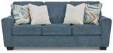 Ashley Blue Cashton Queen Sofa Sleeper - Chenille | Home Elegance USA