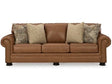 Ashley Caramel Carianna Sofa - Leather | Home Elegance USA