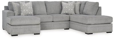 Ashley Cement Casselbury 52906S1 2 - Piece Sectional with Chaise - Velvet | Home Elegance USA
