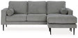 Ashley Charcoal Hazela Sofa Chaise - Chenille | Home Elegance USA