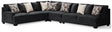 Ashley Charcoal Lavernett 59603S2 4 - Piece Sectional - Chenille | Home Elegance USA