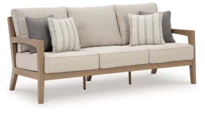 Ashley Driftwood Hallow Creek Sofa with Cushion | Home Elegance USA