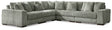 Ashley Fog Lindyn 21105S5 5 - Piece Sectional - Velvet | Home Elegance USA