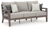 Ashley Gray/Brown Hillside Barn Sofa with Cushion | Home Elegance USA