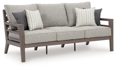 Ashley Gray/Brown Hillside Barn Sofa with Cushion | Home Elegance USA