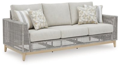 Ashley Gray Seton Creek Sofa with Cushion | Home Elegance USA