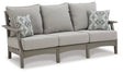 Ashley Gray Visola Sofa with Cushion | Home Elegance USA