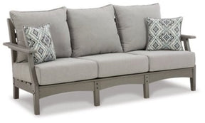 Ashley Gray Visola Sofa with Cushion | Home Elegance USA