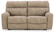 Ashley Sand Next - Gen DuraPella 61004S1 2 - Piece Power Reclining Sectional Loveseat | Home Elegance USA