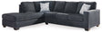 Ashley Slate Altari 87213S1 2 - Piece Sectional with Chaise - Chenille | Home Elegance USA