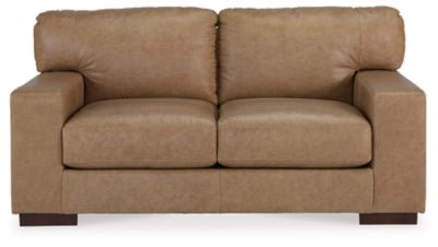 Ashley Tumbleweed Lombardia Loveseat - Leather | Home Elegance USA