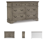 Ashley Antique Gray/Brown Lodenbay Dresser