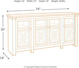 Ashley Realyn French Country Two Tone 7 Drawer Dresser, Chipped White B743 - 31 - B743 - 31 - Home Elegance USA - 5