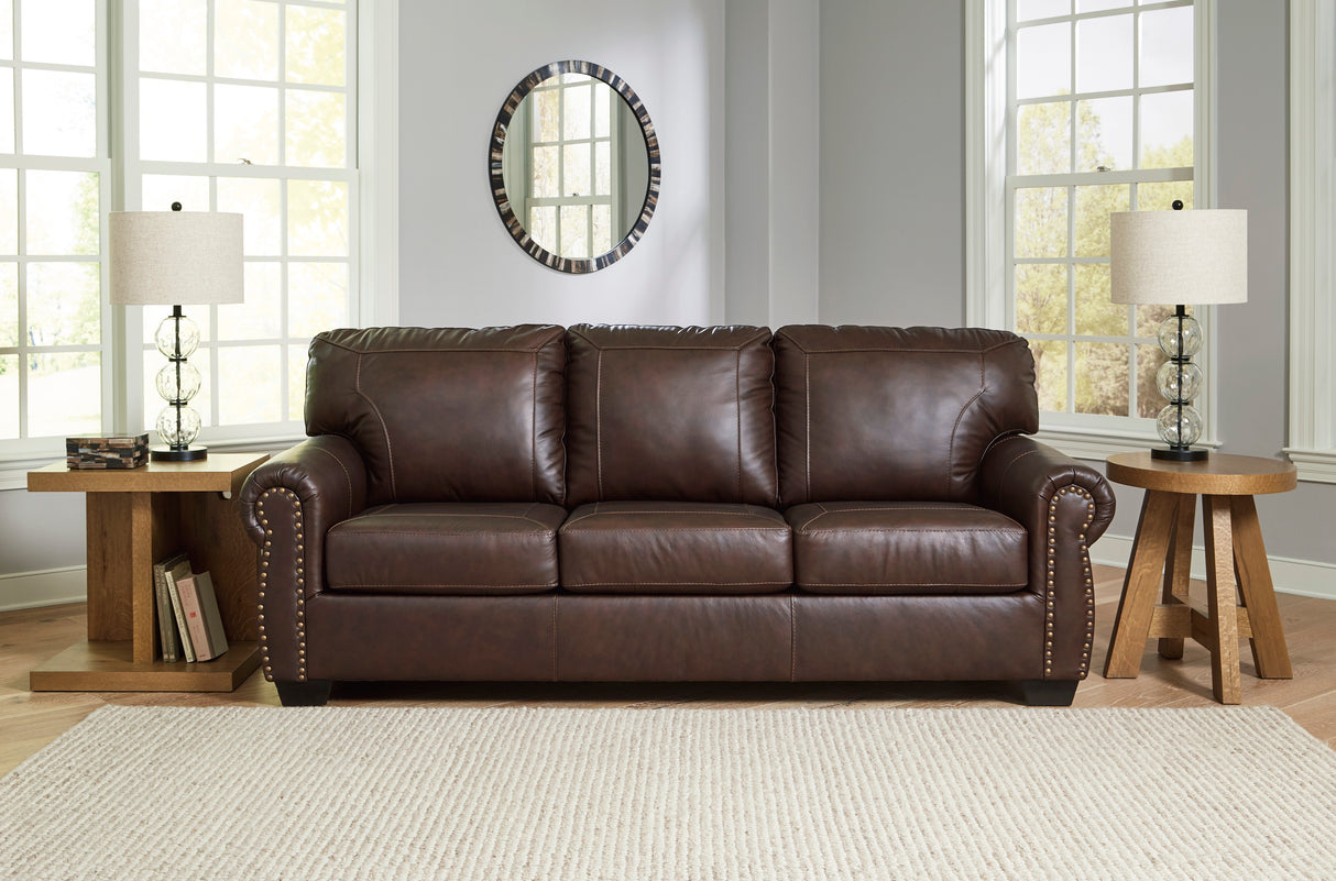 Ashley Dark Brown Colleton Sofa - Leather Home Elegance USA