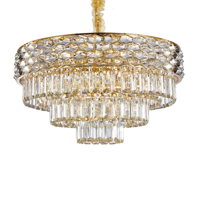Aurelia 15-Light Chandelier - Gold SKU: LT-CH1071GLD-15CLR